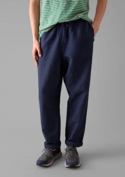 TOAST Alfie Garment Dyed Herringbone Trousers- Loungewear|Trousers