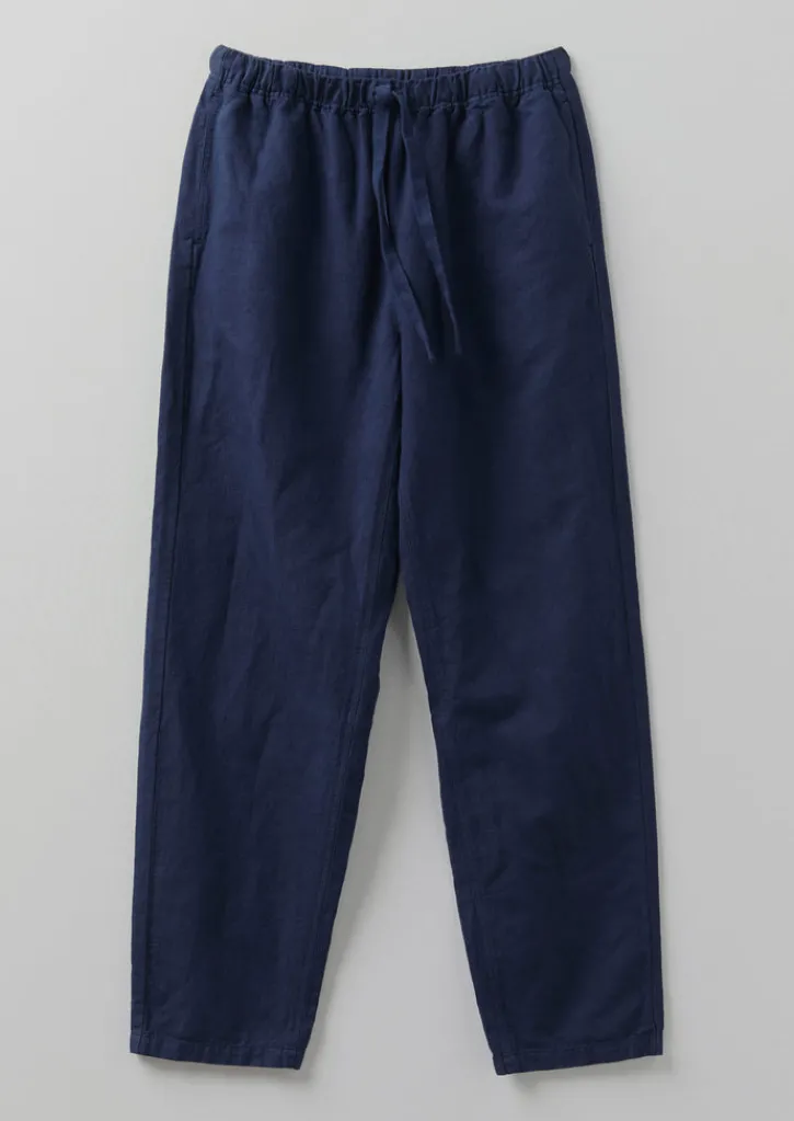 TOAST Alfie Garment Dyed Herringbone Trousers- Loungewear|Trousers