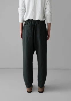 TOAST Alfie Garment Dyed Herringbone Trousers- Linen|Trousers