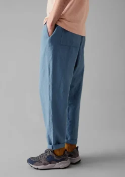 TOAST Alfie Garment Dyed Herringbone Trousers- Workwear|Trousers