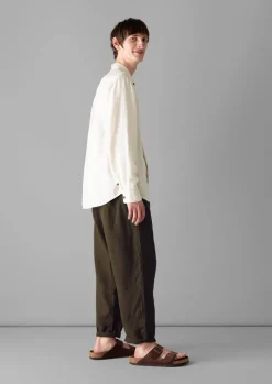 TOAST Alfie Garment Dyed Linen Trousers- Linen|Trousers