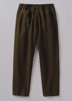 TOAST Alfie Garment Dyed Linen Trousers- Linen|Trousers