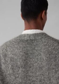 TOAST Alpaca Wool V-Neck Cardigan- Knitwear