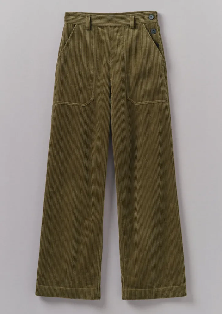 TOAST Annie Organic Cord Full Length Trousers-Women Cord|Workwear