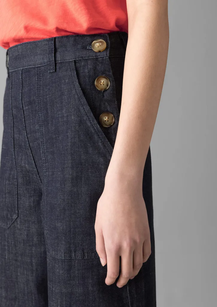 TOAST Annie Organic Denim Side Button Jeans-Women Denim|Workwear