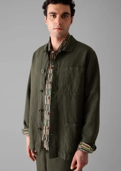 TOAST Arlo Garment Dyed Herringbone Jacket- Workwear|Coats & Jackets