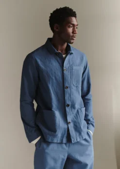TOAST Arlo Garment Dyed Herringbone Jacket- Workwear|Coats & Jackets