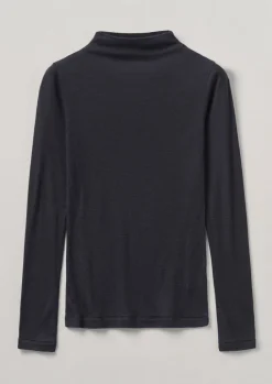 TOAST Aster Wool Lyocell High Neck Tee-Women Jersey|Tops & Tees