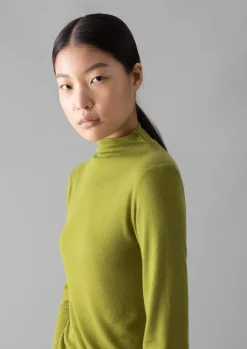 TOAST Aster Wool Lyocell High Neck Tee-Women Jersey|Tops & Tees