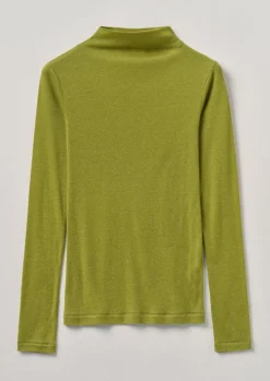 TOAST Aster Wool Lyocell High Neck Tee-Women Jersey|Tops & Tees