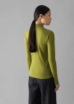 TOAST Aster Wool Lyocell High Neck Tee-Women Jersey|Tops & Tees