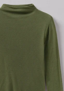 TOAST Aster Wool Lyocell High Neck Tee-Women Jersey|Tops & Tees