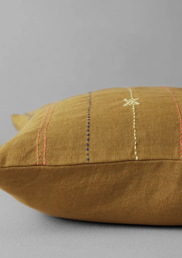 TOAST Basri Hand Embroidered Cushion Cover- Textiles|Cushions & Covers