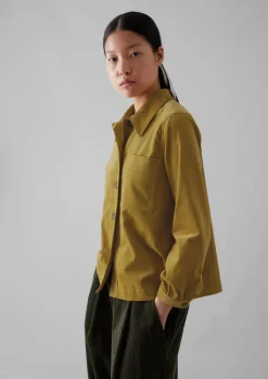 TOAST Baya Patch Pocket Organic Cord Shirt-Women Cord|Workwear