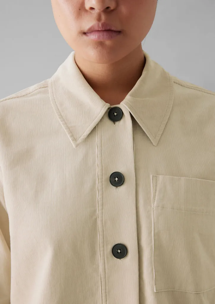 TOAST Baya Patch Pocket Organic Cord Shirt-Women Cord|Workwear