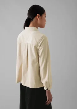 TOAST Baya Patch Pocket Organic Cord Shirt-Women Cord|Workwear