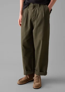 TOAST Bill Cotton Wide Leg Trousers- Trousers