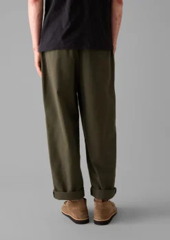 TOAST Bill Cotton Wide Leg Trousers- Trousers