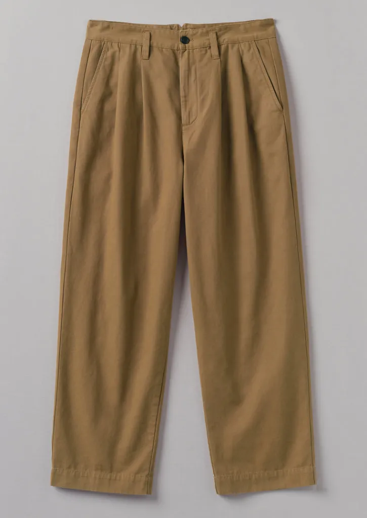 TOAST Bill Cotton Wide Leg Trousers- Trousers