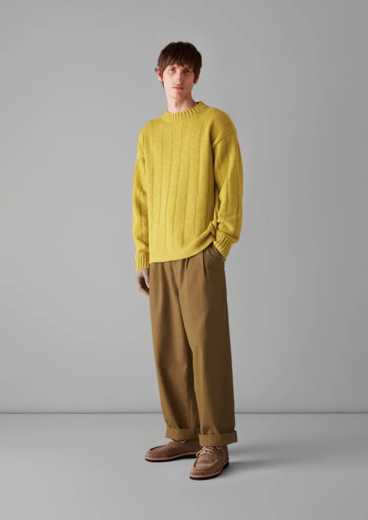 TOAST Bill Cotton Wide Leg Trousers- Trousers