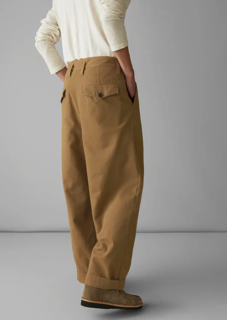 TOAST Bill Cotton Wide Leg Trousers- Trousers