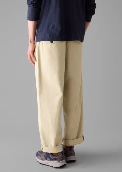 TOAST Bill Cotton Wide Leg Trousers- Trousers