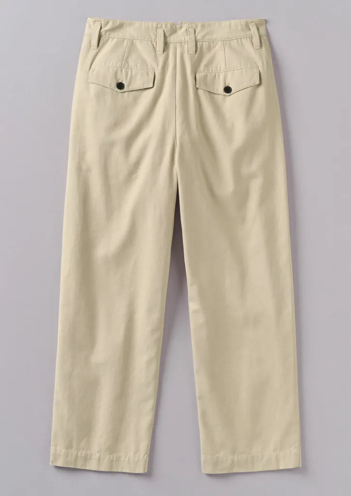TOAST Bill Cotton Wide Leg Trousers- Trousers