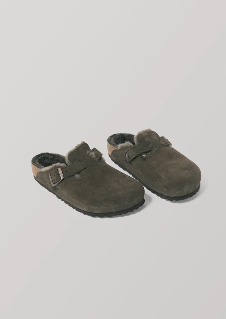 TOAST Birkenstock Boston Sheepskin Slippers-Women Slippers|Nightwear