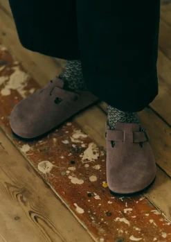 TOAST Birkenstock Boston Suede Clogs-Women Shoes|Slippers