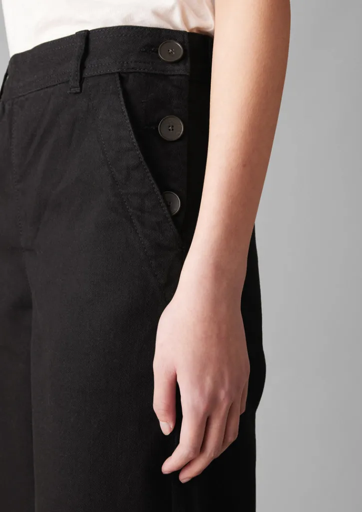 TOAST Denim Side Button Trousers-Women Denim|Jeans