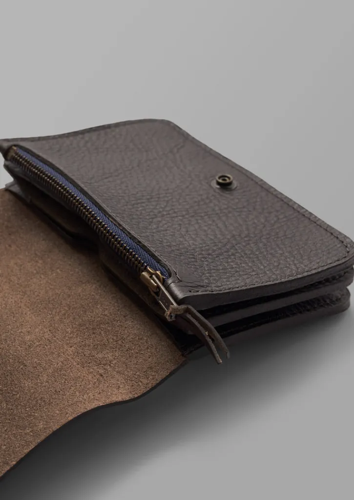 TOAST Bleu De Chauffe Leather Wallet- Bags & Belts