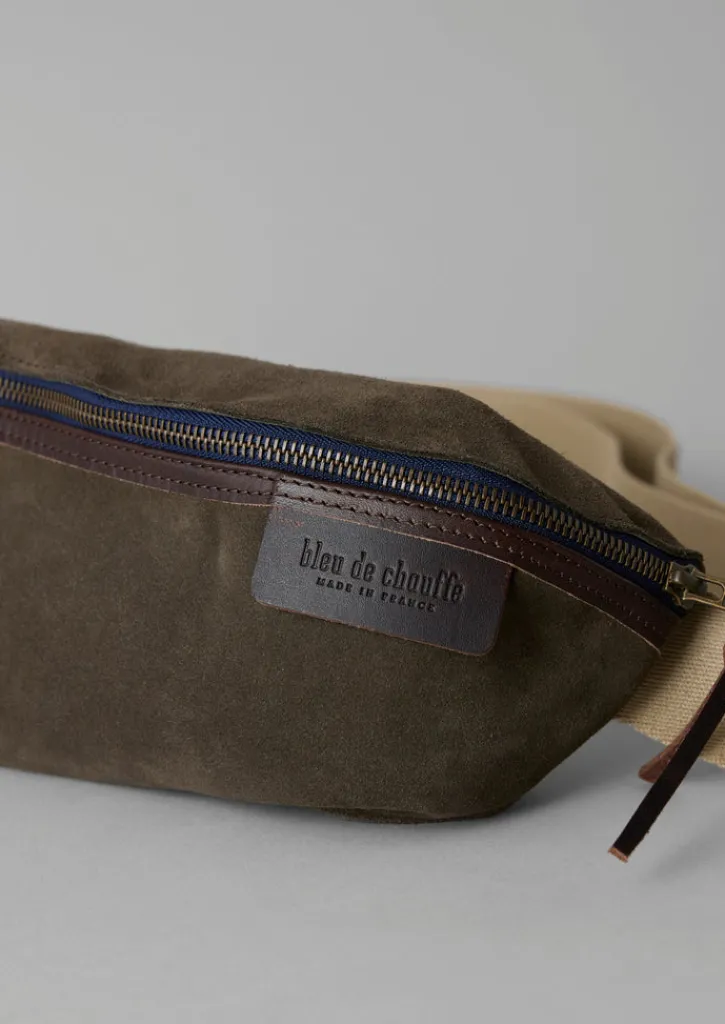TOAST Bleu De Chauffe Suede Cross Body Bag-Women Bags & Belts