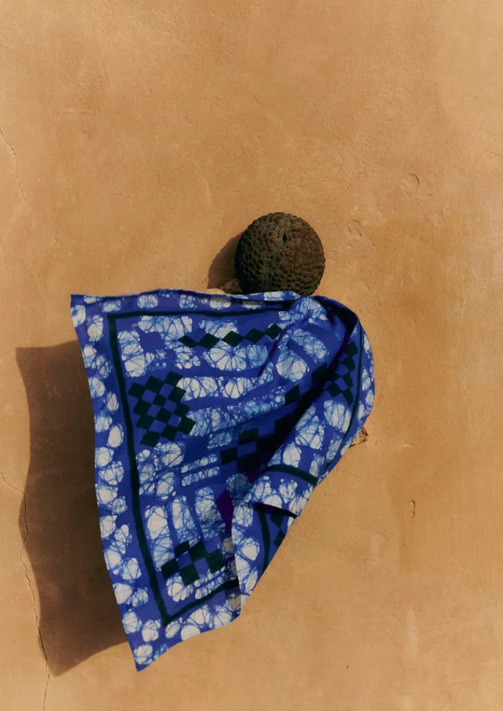TOAST Block Print Batik Bandana-Women Hats, Scarves & Gloves