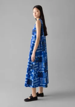 TOAST Block Print Batik Poplin Dress-Women Dresses