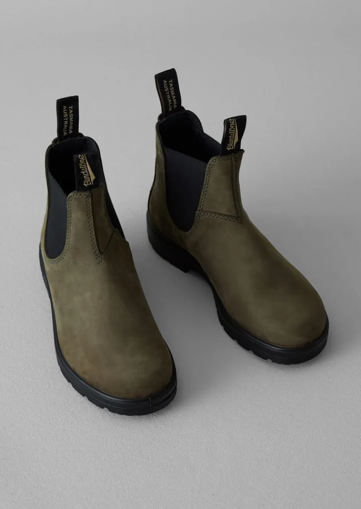 TOAST Blundstone Nubuck Chelsea Boots-Women Boots