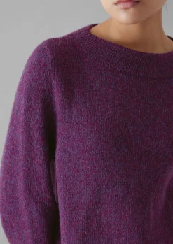 TOAST Boat Neck Wool Sweater-Women Knitwear