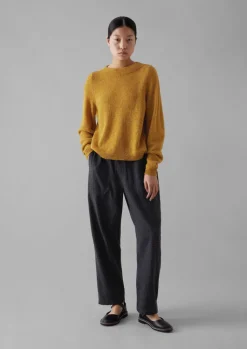 TOAST Boat Neck Wool Sweater-Women Knitwear