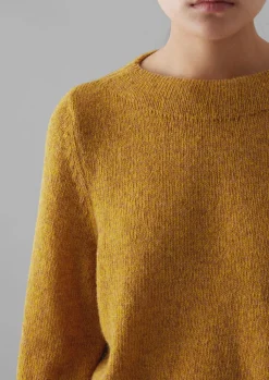 TOAST Boat Neck Wool Sweater-Women Knitwear
