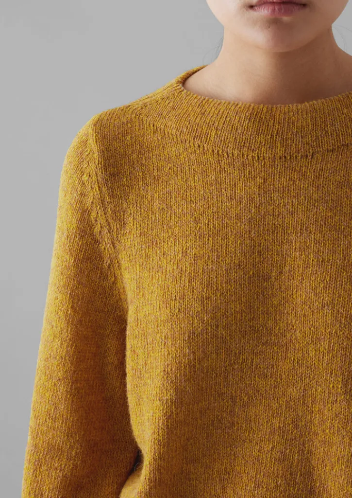 TOAST Boat Neck Wool Sweater-Women Knitwear