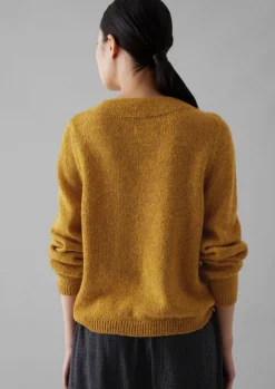 TOAST Boat Neck Wool Sweater-Women Knitwear
