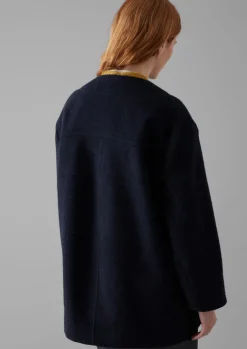TOAST Boiled Wool Short Coat-Women Coats & Jackets