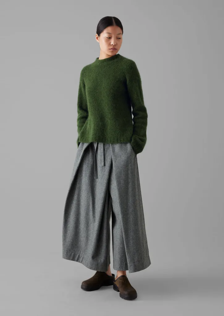 TOAST Brushed Alpaca High Neck Sweater-Women Knitwear