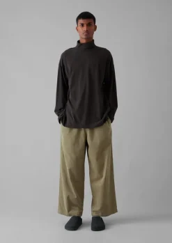 TOAST Brushed Cotton High Neck Lounge Top- Loungewear|Tops & Tees