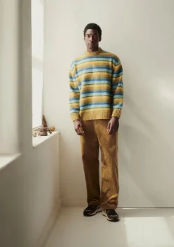 TOAST Brushed Stripe Sweater- Knitwear