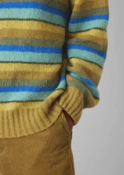 TOAST Brushed Stripe Sweater- Knitwear