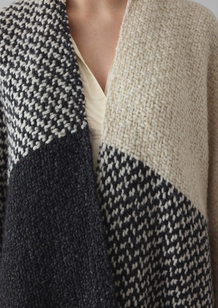 TOAST Check Merino Blend Wrap-Women Hats, Scarves & Gloves|Knitwear