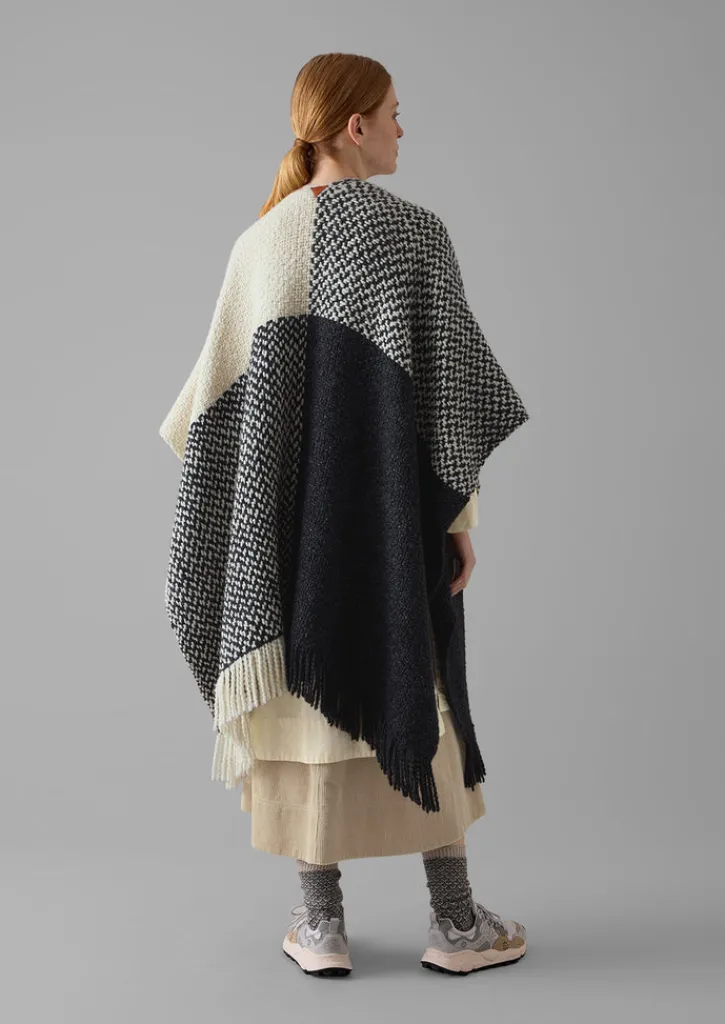 TOAST Check Merino Blend Wrap-Women Hats, Scarves & Gloves|Knitwear
