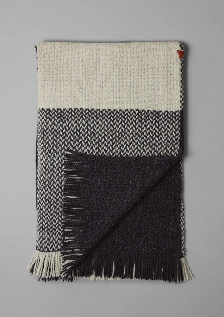 TOAST Check Merino Blend Wrap-Women Hats, Scarves & Gloves|Knitwear