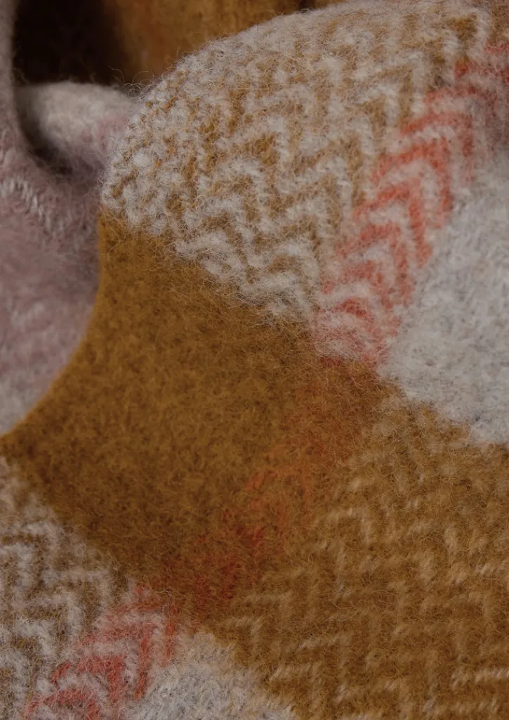 TOAST Chevron Check Wool Blanket- Textiles|Blankets & Throws