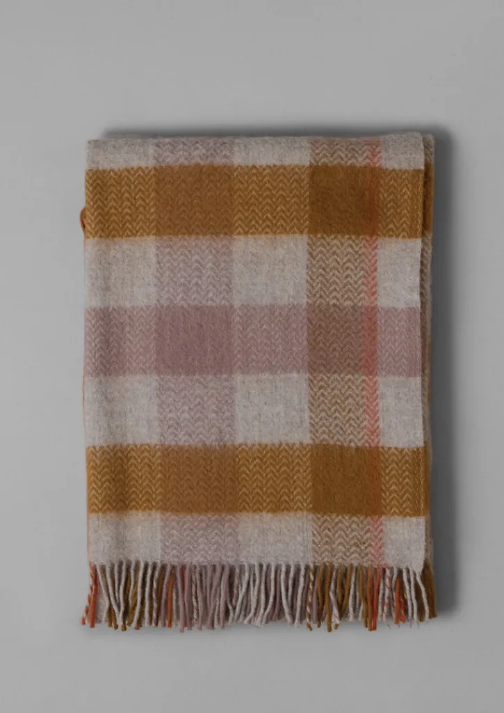 TOAST Chevron Check Wool Blanket- Textiles|Blankets & Throws